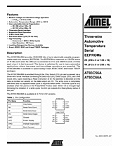 DataSheet AT93C56A Automotive pdf